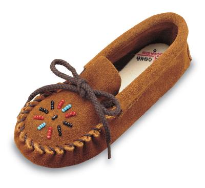 Child's Beaded Moccasin