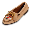 Minnetonka Women's Soft Sole Deerskin Thunderbird Moccasin