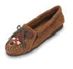 Minnetonka Women's Suede Thunderbird Crepe Sole Moccasin